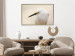 Wall Poster Snowy Egret - bird with a black beak and yellow face on a light background 129844 additionalThumb 5