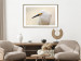 Wall Poster Snowy Egret - bird with a black beak and yellow face on a light background 129844 additionalThumb 13