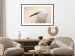 Wall Poster Snowy Egret - bird with a black beak and yellow face on a light background 129844 additionalThumb 18