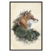 Poster Mr. Fox - abstract composition of an animal surrounded by plants 130444 additionalThumb 16