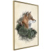 Poster Mr. Fox - abstract composition of an animal surrounded by plants 130444 additionalThumb 12