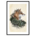 Poster Mr. Fox - abstract composition of an animal surrounded by plants 130444 additionalThumb 15