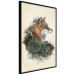Poster Mr. Fox - abstract composition of an animal surrounded by plants 130444 additionalThumb 11