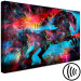 Canvas Print Mythical horse - colourful abstraction with a black animal 131644 additionalThumb 6
