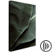 Canvas Intensive green - two thick cold-green leaves with a visible pattern 135544 additionalThumb 6