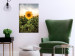 Canvas Art Print Sunflower Field (1-piece) Vertical - spring landscape of a meadow 135744 additionalThumb 3