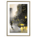Wall Poster City Glow - yellow car and people against a gloomy architectural backdrop 136044 additionalThumb 12