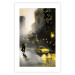Wall Poster City Glow - yellow car and people against a gloomy architectural backdrop 136044 additionalThumb 9