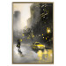 Wall Poster City Glow - yellow car and people against a gloomy architectural backdrop 136044 additionalThumb 11