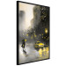 Wall Poster City Glow - yellow car and people against a gloomy architectural backdrop 136044 additionalThumb 3