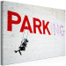 Large canvas print Parking Girl Swing by Banksy [Large Format] 136444 additionalThumb 3