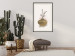Wall Poster Golden Vase - a simple composition with green foliage in a vase on a beige background 136544 additionalThumb 15