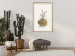 Wall Poster Golden Vase - a simple composition with green foliage in a vase on a beige background 136544 additionalThumb 10