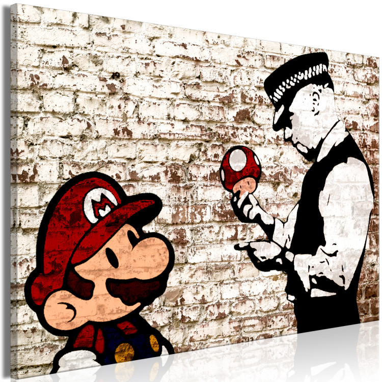 Large canvas print Mario Bros: Torn Wall [Large Format] 137544 additionalImage 3