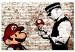 Large canvas print Mario Bros: Torn Wall [Large Format] 137544