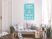 Canvas Keep Calm Make Peace (1-piece) Vertical - white English text 142444 additionalThumb 3