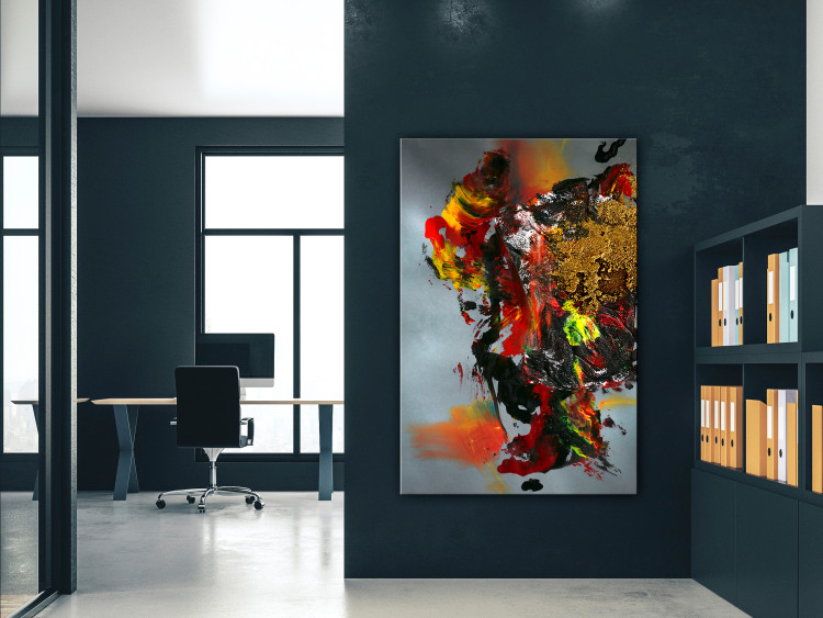 Canvas Art Print Colorful Playground (1-piece) Wide - artistic abstraction 142644 additionalImage 3
