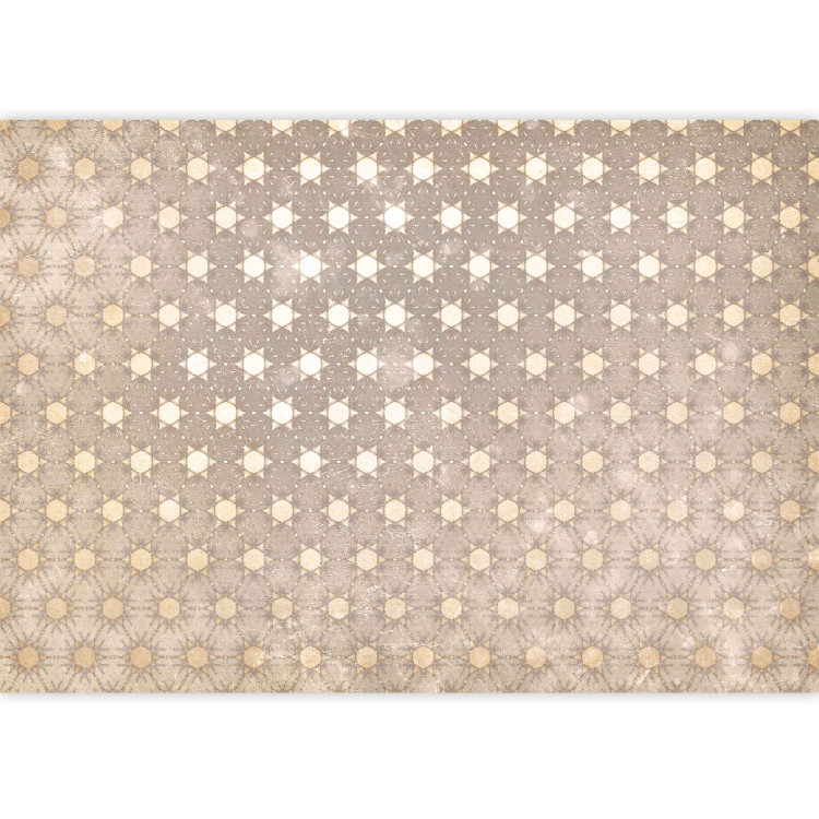 Wall Mural Golden Suns - Oriental Pattern With a Regular Pattern on Concrete 145244 additionalImage 3