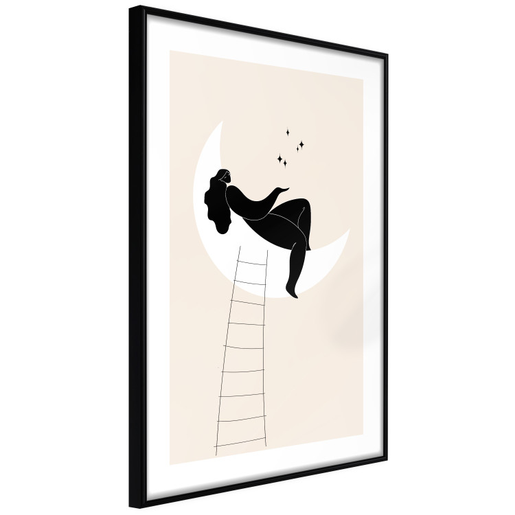 Wall Poster Ladder to the Moon - Girl From the Moon Charms the Stars 146144 additionalImage 10