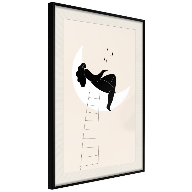 Wall Poster Ladder to the Moon - Girl From the Moon Charms the Stars 146144 additionalImage 6