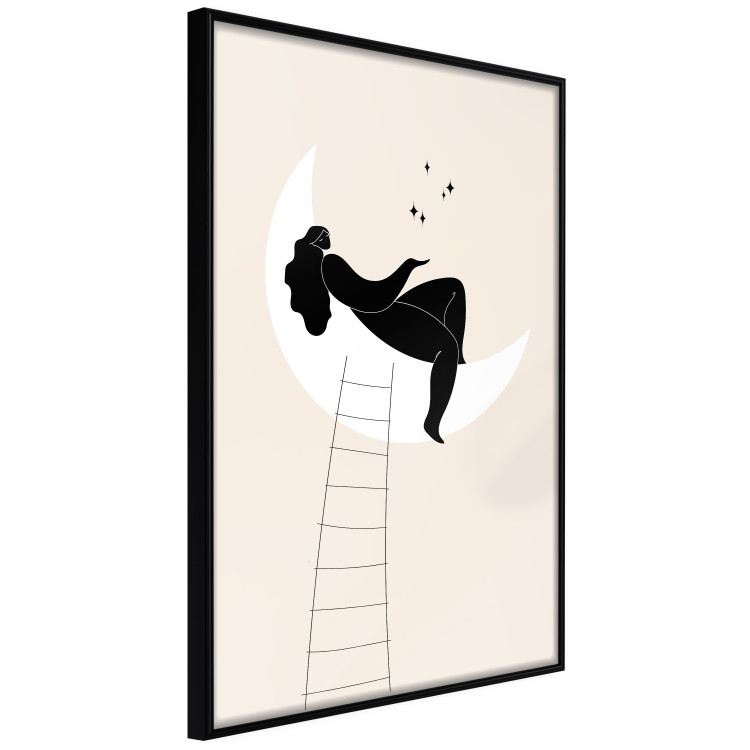 Wall Poster Ladder to the Moon - Girl From the Moon Charms the Stars 146144 additionalImage 5