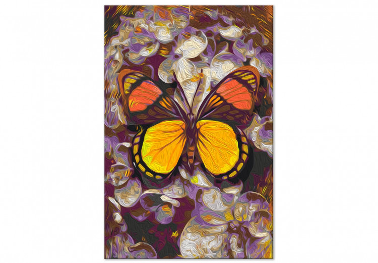 Paint by number Amber Dream - Butterfly with Yellow and Orange Wings 146544 additionalImage 3