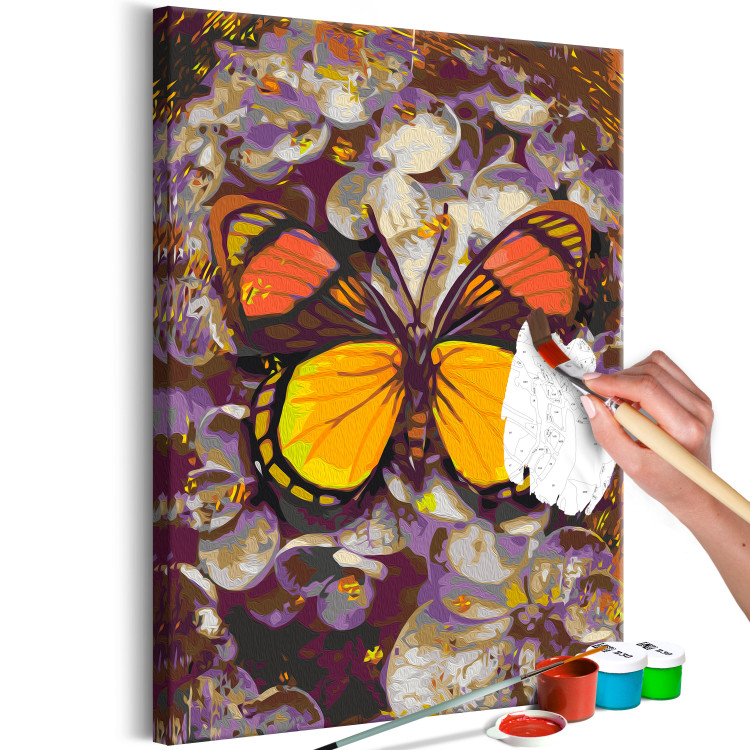 Paint by number Amber Dream - Butterfly with Yellow and Orange Wings 146544 additionalImage 5