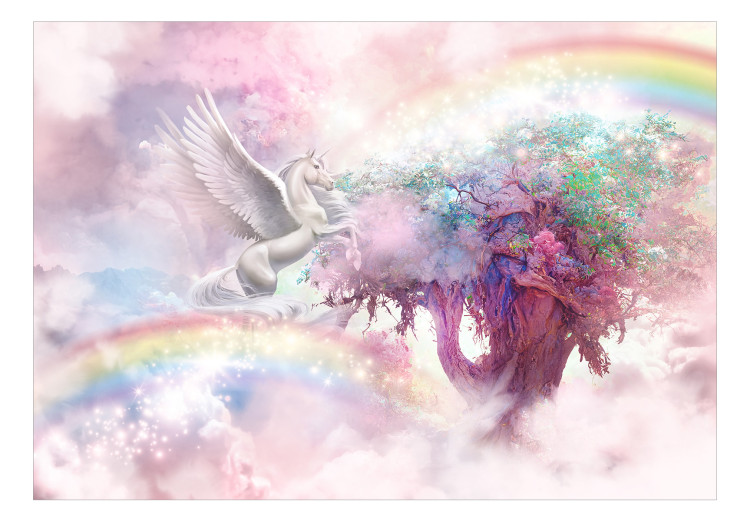Rainbow Unicorn – beautiful print on canvas – Photowall
