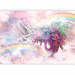 Wall Mural Unicorn and Magic Tree - Pink and Rainbow Land in the Clouds 148544 additionalThumb 5