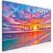 Canvas Art Print Sea Landscape - Beach Illuminated by the Rays of the Setting Sun 149844 additionalThumb 2