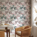 Modern Wallpaper Quince Pattern - Fruits and Leaves on Twigs in Subdued Colors 150044 additionalThumb 8