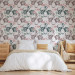 Modern Wallpaper Quince Pattern - Fruits and Leaves on Twigs in Subdued Colors 150044 additionalThumb 4