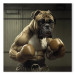 Canvas Print AI Boxer Dog - Fantasy Portrait of a Strong Animal in the Ring - Square 150144 additionalThumb 7