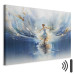 Canvas Art Print The Beauty of Dance - A Ballerina Dancing on the Surface of a Blue Lake 151544 additionalThumb 8