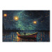 Print On Glass Starry Night - Impressionistic Landscape With a View of the Sea and Sky [Glass] 151744 additionalThumb 2