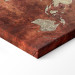 Canvas Print Rusty map of the World 55244 additionalThumb 12