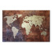 Canvas Print Rusty map of the World 55244 additionalThumb 7
