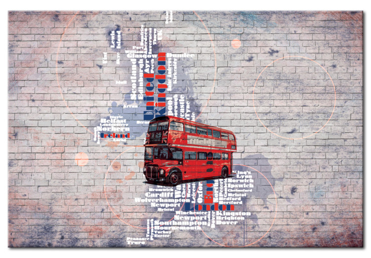 Canvas Print Around the Great Britain by Routemaster 55344