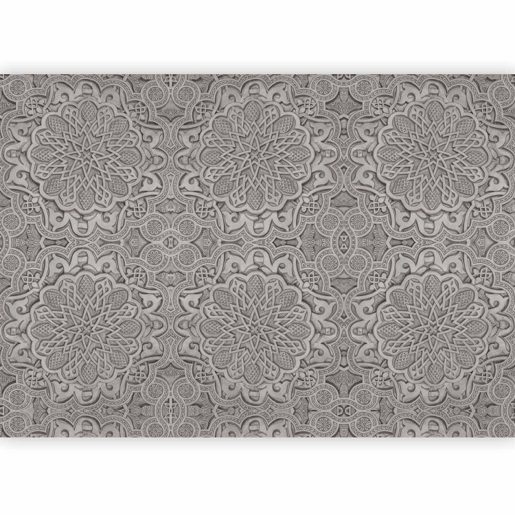 Wall Mural Oriental Ornament - Background with Mosaic in Gray Oriental Style 60144 additionalImage 5