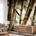 Photo Wallpaper Japanese Theme - Oriental Plants with Macro Shot of Bamboo 61444