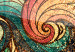 Canvas Colorful Waves - Multicolored Fantasy Expressed in Abstract Manner 98144 additionalThumb 3