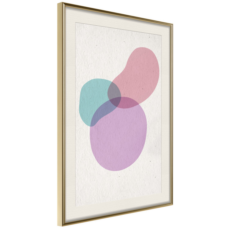 Wall Poster Mix of Colors - abstraction with colorful irregular shapes 116954 additionalImage 2