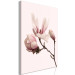 Canvas Print Symbol of Spring (1-part) - Pink Magnolia Bloom in Nature's Hue 117154 additionalThumb 2