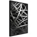 Wall Poster In the Web - black and white industrial abstraction with dense vines 117554 additionalThumb 10