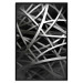 Wall Poster In the Web - black and white industrial abstraction with dense vines 117554 additionalThumb 18