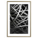 Wall Poster In the Web - black and white industrial abstraction with dense vines 117554 additionalThumb 14