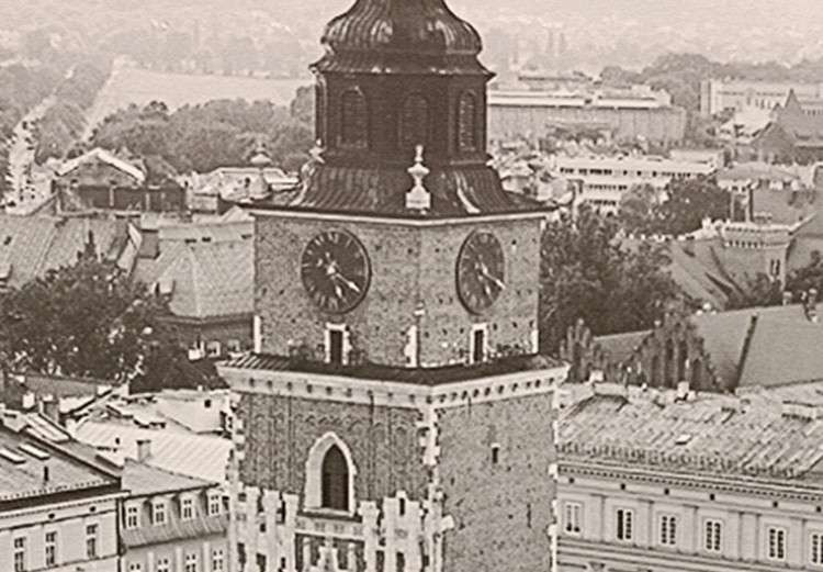 Wall Poster Krakow: Cloth Hall - Polish architecture in sepia from a bird's eye view 118154 additionalImage 8