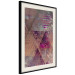 Poster Autumn Abstraction - colorful geometric composition with violet 118254 additionalThumb 13