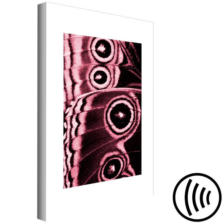 Canvas Print Butterfly wings - artistic abstract motif resembling purple and pink butterfly wings 119154 additionalImage 6