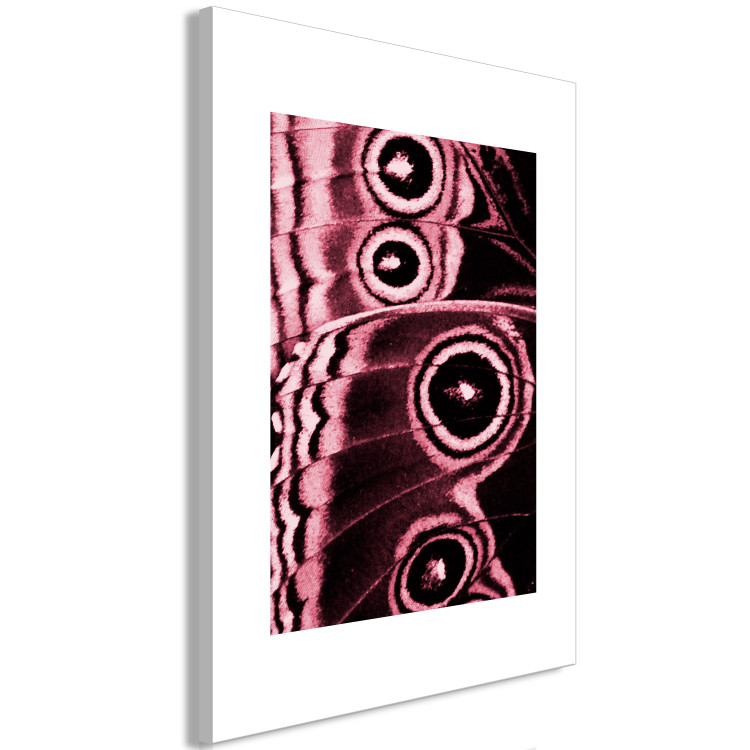 Canvas Print Butterfly wings - artistic abstract motif resembling purple and pink butterfly wings 119154 additionalImage 2